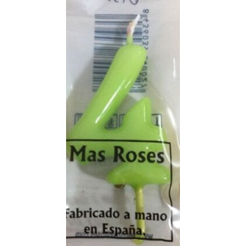 Vela 6cm N4 Verde Pistachio