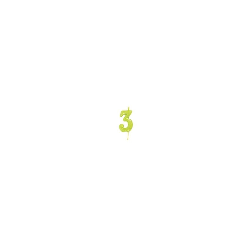 Vela 6cm N3 Verde Pistachio