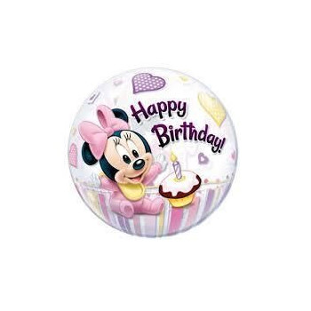 Bubble Minnie 1º aniversário