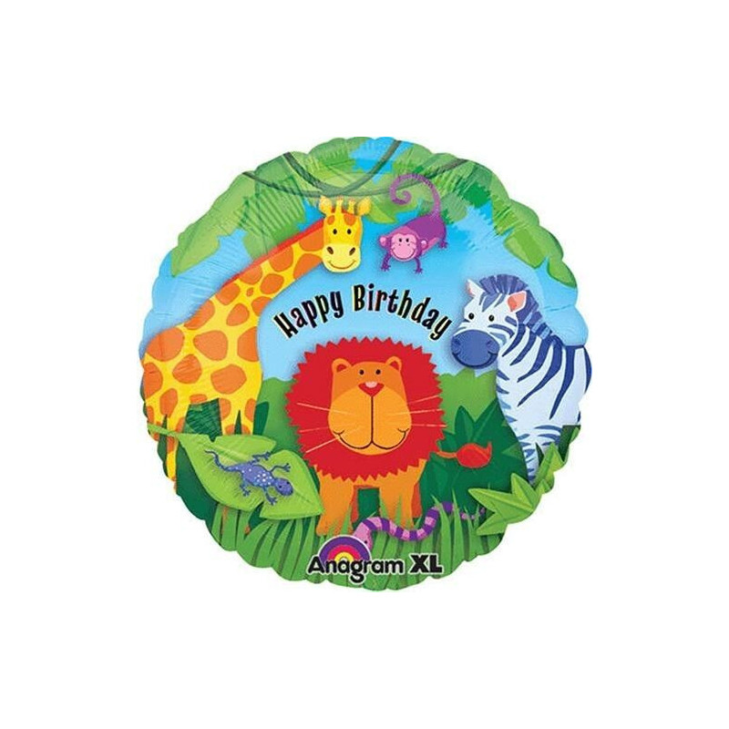 Balão Foil animais da Selva