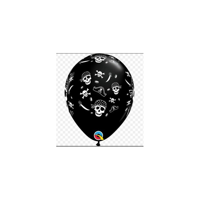 balões latex pirata conj.6