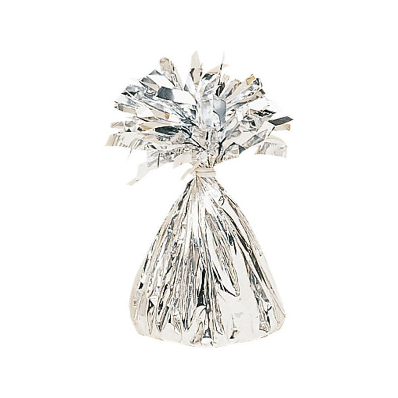 Pesos Balões Prateados