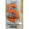 Vela 6cm N5 Laranja