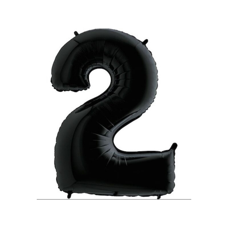 Balão Nº 2 Preto Grab 40