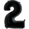 Balão Nº 2 Preto Grab 40