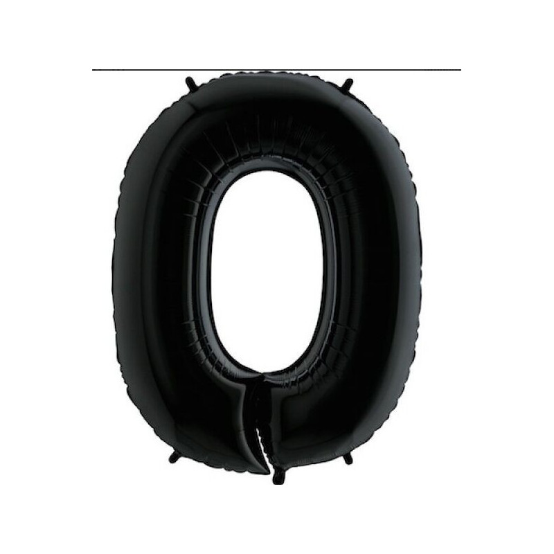Balão Nº 0 Preto Grab 40