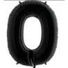 Balão Nº 0 Preto Grab 40