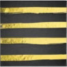 guardanapos black and gold foil