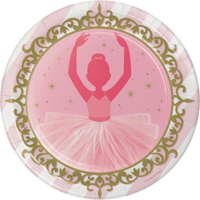 pratos 23cm ballet twinkle toes