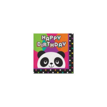 guardanapos Panda Happy Birthday
