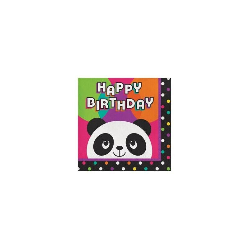 guardanapos Panda Happy Birthday