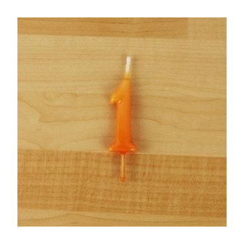 Vela 6cm N1 Laranja