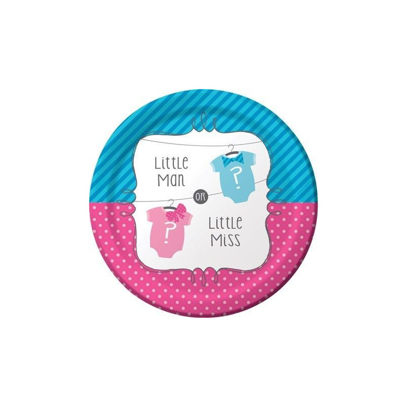 Pratos de Cartão menino ou menina