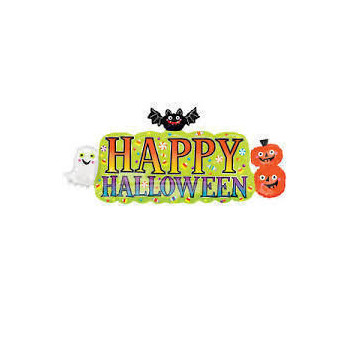 Super Shape Halloween Banner