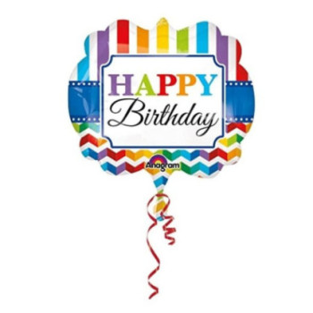 Balão SuperShape  Happy Birthday