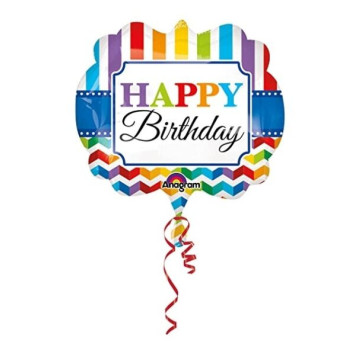 Balão SuperShape  Happy Birthday