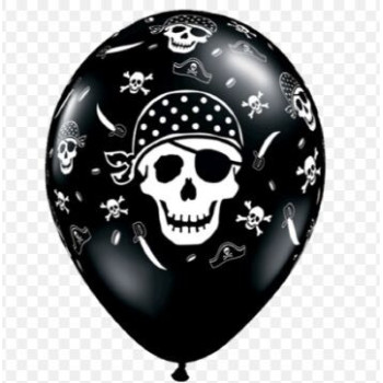 Balão Caveira Piratas