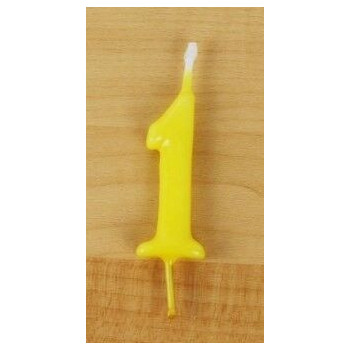 Vela 6cm N1 Amarelo