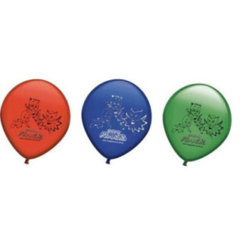 8 Balões Latex PJMASKS