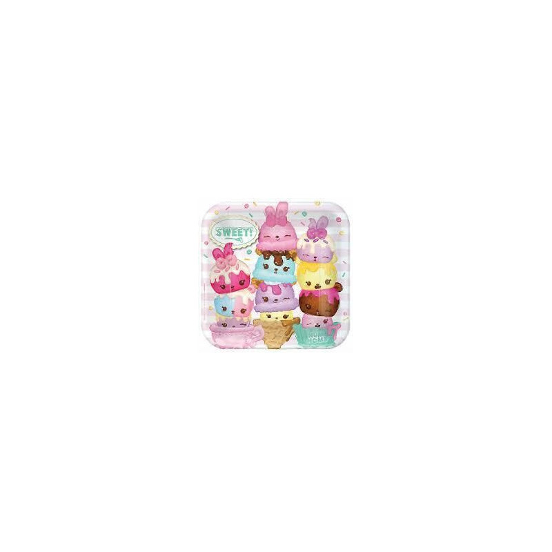 8 pratos 23 cm - Num Noms