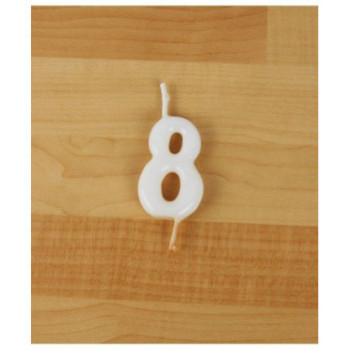 Vela 6cm N8 Branco