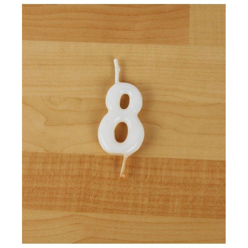 Vela 6cm N8 Branco