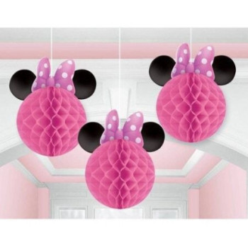 Decorações Favos de Mel Minnie