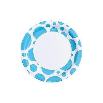 Pratos Bolas Azul Turquesa