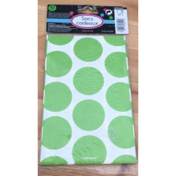 Favor Bags Bolas Verde 10 unidades