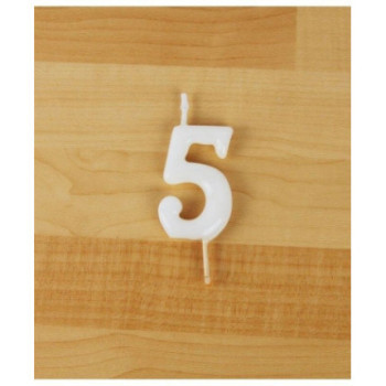 Vela 6cm N5 Branco