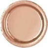 8 Pratos 20cm Rose Gold