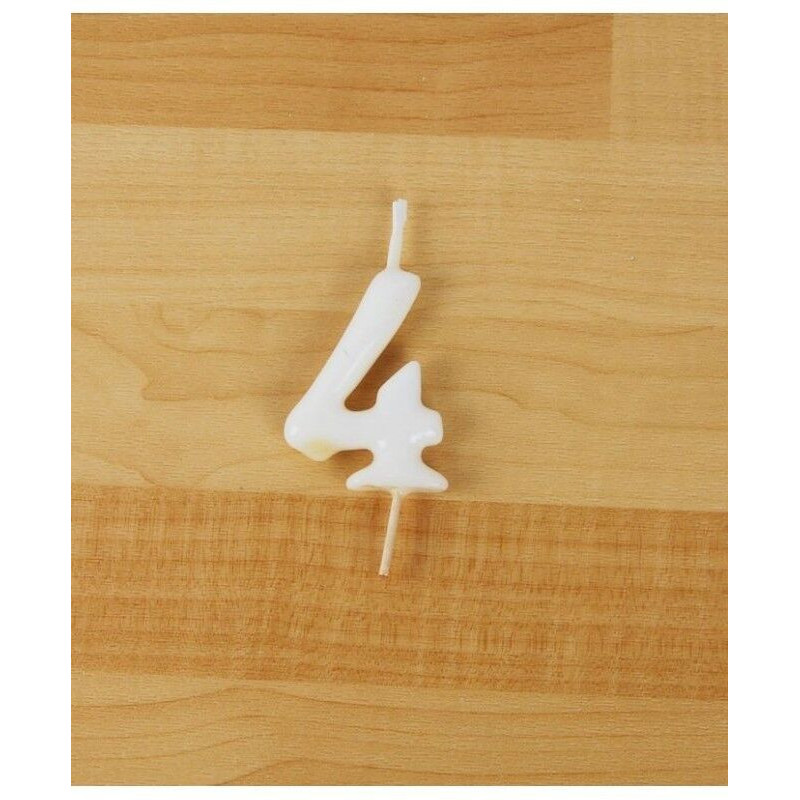 Vela 6cm N4 Branco