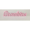 Palavra Parabens Pequeno Esferovite  Rosa