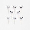 8 velas mini panda