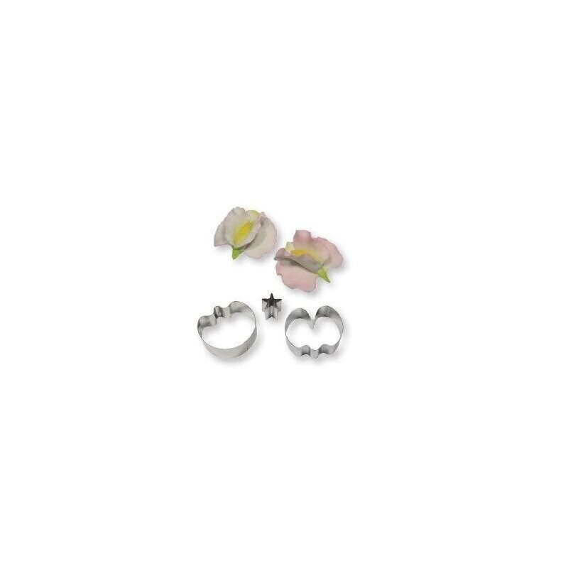 Cortador Ervilha Cheiro e Cálice Estrela PME (Conj. 3)