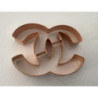 Cortador Cobre Logo Chanel