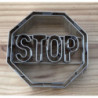 Cortador em metal, sinal stop, 5cm