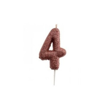 Vela Rose Gold puruprina Nº 4
