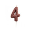 Vela Rose Gold puruprina Nº 4