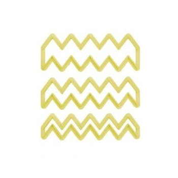 Cortador de chevron 3,5 x 15,5 - 4,5 x 15,5 cm