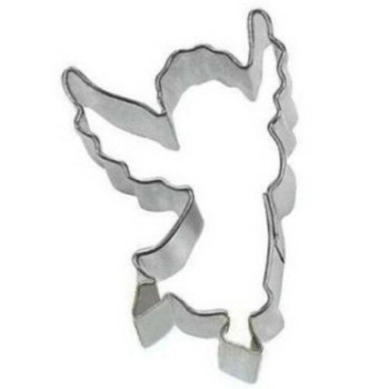 Cortante em metal 8 cm anjo voando