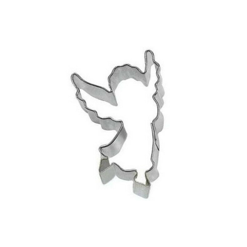 Cortante em metal 8 cm anjo voando