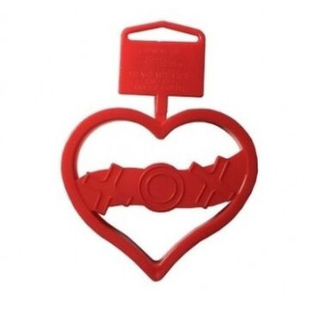 Wilton cortante coração xox