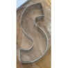 Cortador Metal Letra S 8 cm