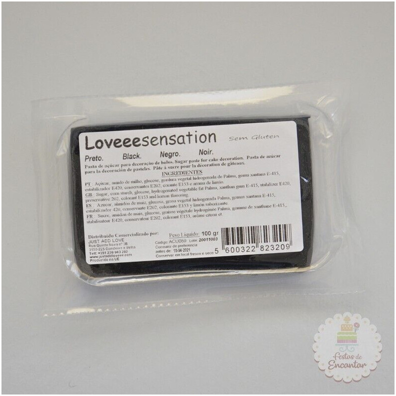 Pasta Love sensation preto 100 gr.