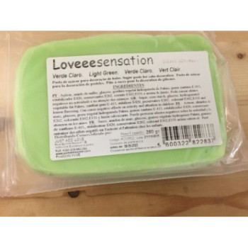 Pasta Loveeesensation verde claro 250 gr.