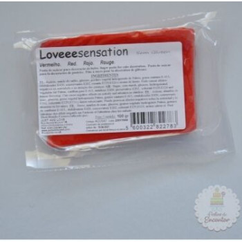 Pasta Loveeesensation vermelho 100gr