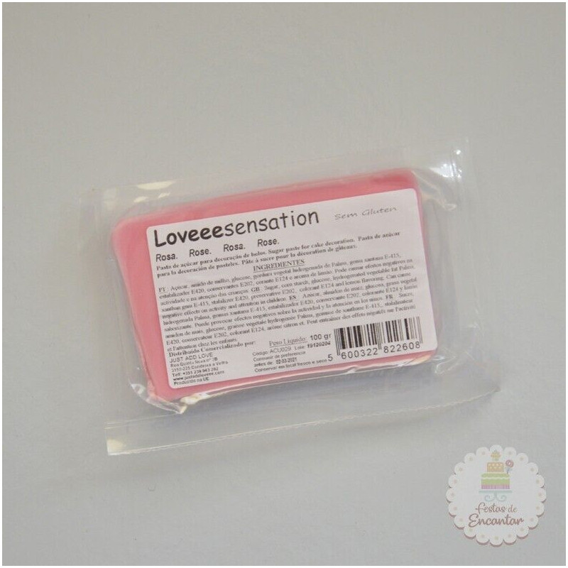 Pasta Loveeesensation rosa 100 gr.
