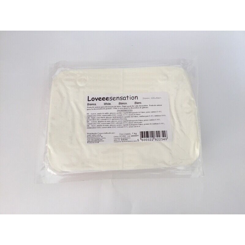 Pasta Loveeesentation branca 1 kg