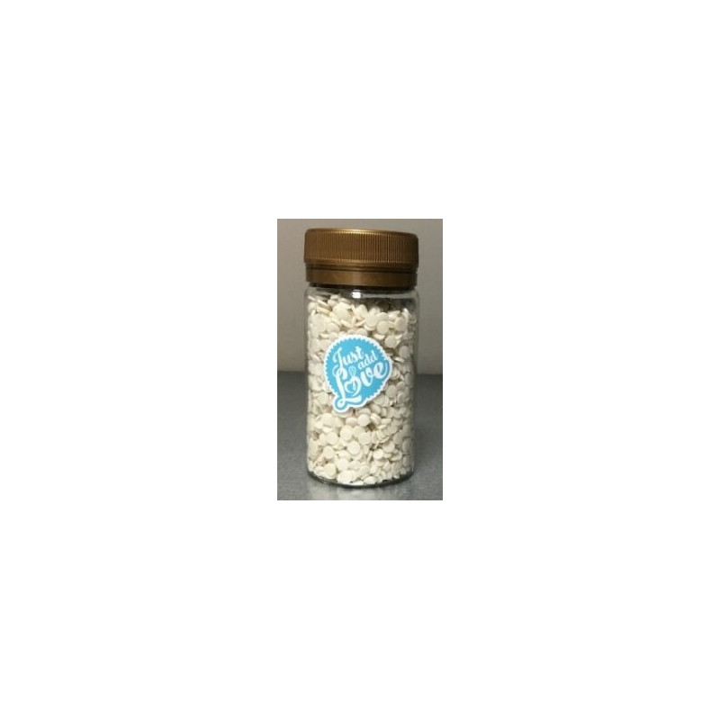 Confettis Branco 55gr Just Add Love